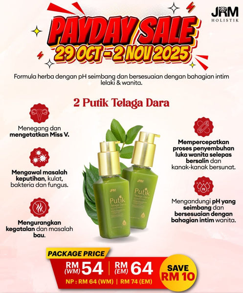 Sale | 2 Putik Telaga Dara | JRM Holistik