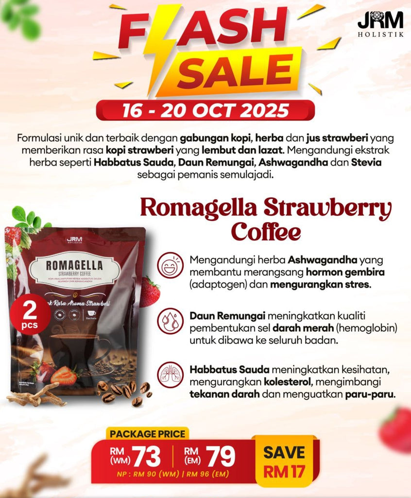 Sale | 2 Kopi Romagella Strawberry | JRM Holistik