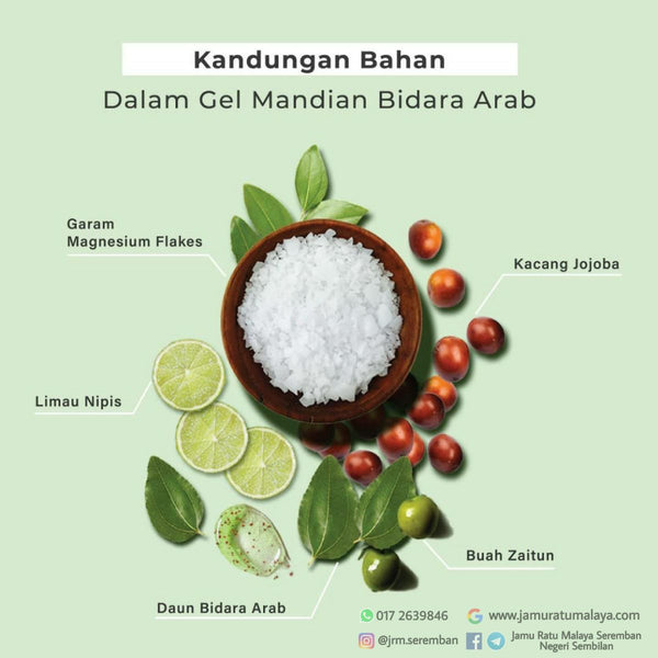 Gel Mandian Bidara Arab | JRM Holistik