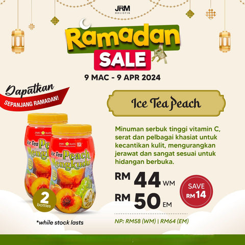 Ramadan Sale | Ice Tea Peach 2 | JRM Holistik