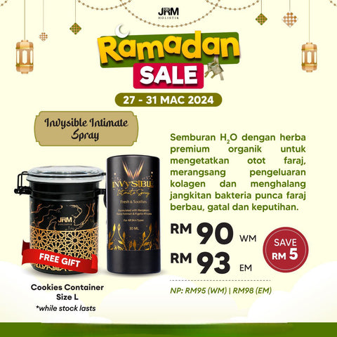 Ramadan Sale | Invysible Intimate Spray (Free Gift) | JRM Holistik