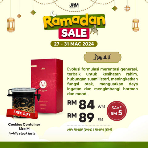 Ramadan Sale | Royal V (Free Gift) | JRM Holistik