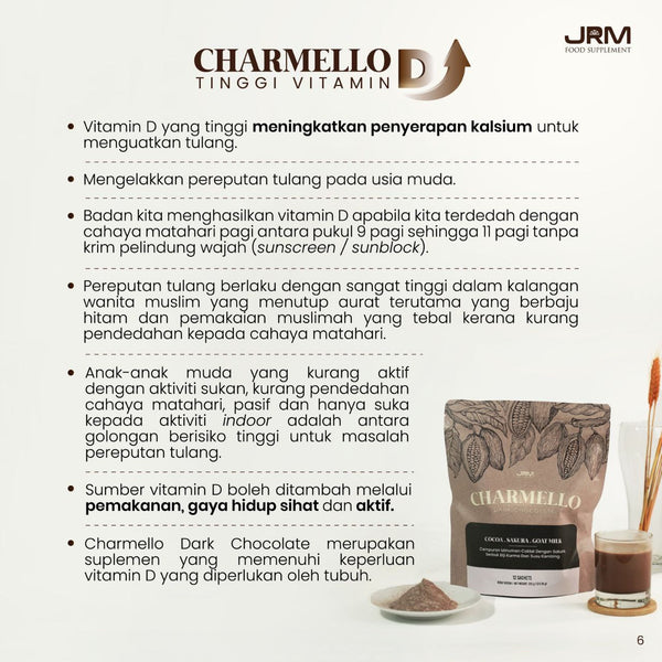Charmello Dark Chocolate | JRM Holistik