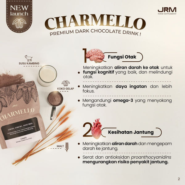 Charmello Dark Chocolate | JRM Holistik