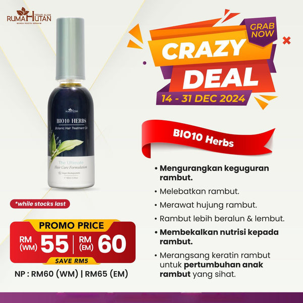 Sale | Bio 10 Herbs | Rumah Hutan | JRM Holistik