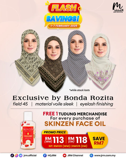 Sale| Skinzen Free Tudung | JRM Holistik