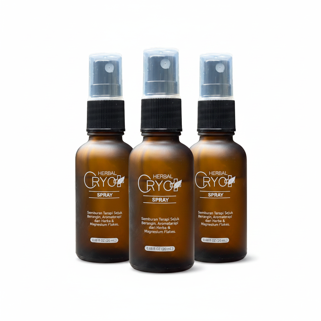 Sale | 3 Herbal Cryo Therapy Spray | JRM Holistik [Pre Order]