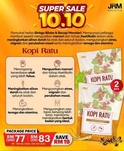Sale 10.10 | 2 Kopi Ratu | JRM Holistik [Pre Order]