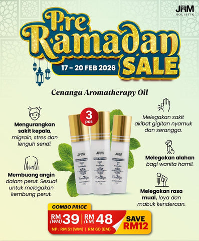 Sale | Cenanga Aromatherapy Oil 3 botol | JRM Holistik [Pre Order]