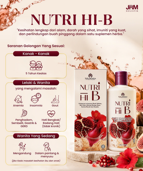 Nutri Hi-B | JRM Holistik [New Packaging][Pre Order]