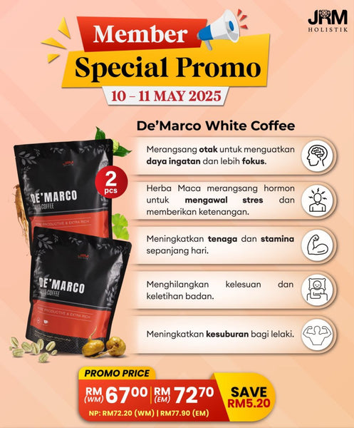 Sale | Kopi De'Marco x 2 | JRM Holistik
