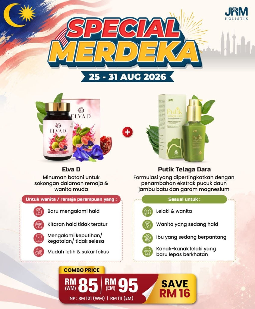 Sale | Elva D + Putik Telaga Dara | JRM Holistik [Pre Order]
