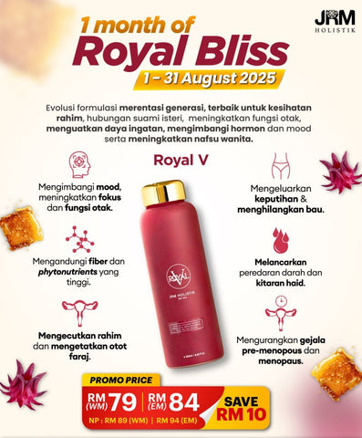 August Sale | Royal V | JRM Holistik [Pre Order]