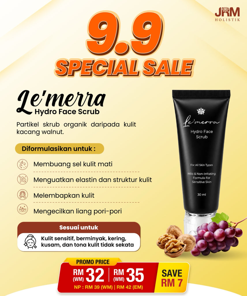 Sale | Le'Merra Hydro Face Scrub | JRM Holistik [Pre Order]