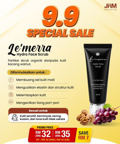 Sale | Le'Merra Hydro Face Scrub | JRM Holistik [Pre Order]