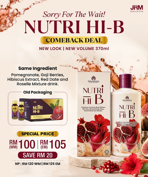 Nutri Hi-B | JRM Holistik [New Packaging][Pre Order]
