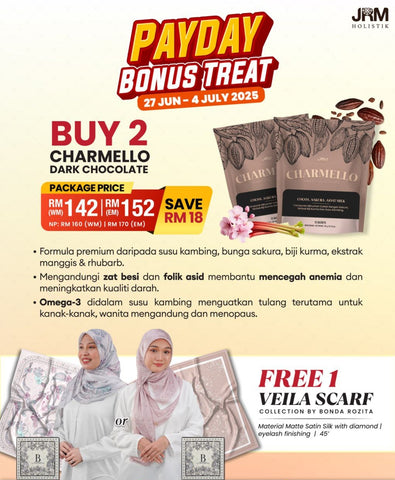 Sale Charmello Dark Chocolate x 2 | JRM Holistik [Free Gift]