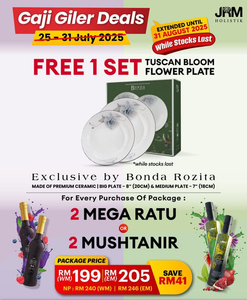 Sale | 2 Mushtanir | JRM Holistik [Pre Order]