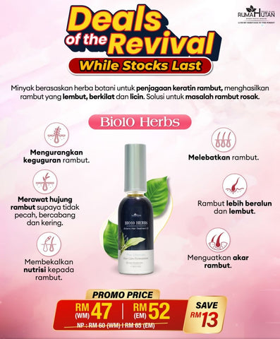 Sale | Bio10 Herbs | Rumah Hutan [Pre Order]