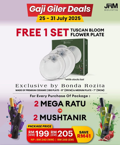 Sale | 2 Mushtanir | JRM Holistik [Pre Order]