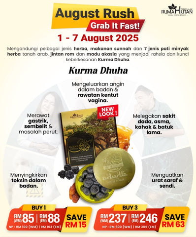 Sale | 3 Kurma Dhuha | Rumah Hutan [Pre Order]