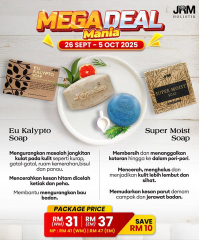 Sale | Eukalypto Soap + Super Moist Soap | JRM Holistik [Pre Order]