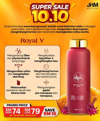 Sale 10.10 | Royal V | JRM Holistik [Pre Order]