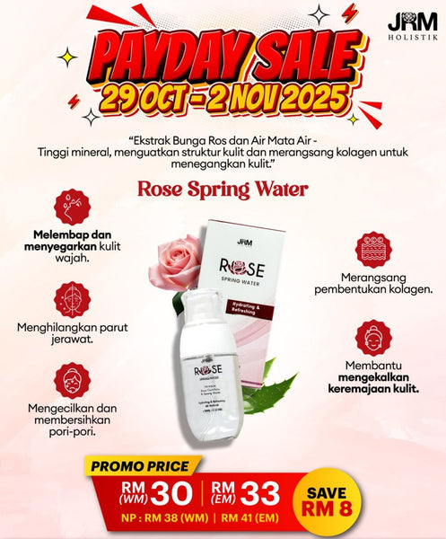 Sale | Rose Water | JRM Holistik