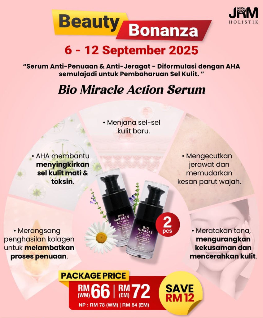 Sale | 2 Bio Miracle Action Serum  | JRM Holistik [Pre Order]