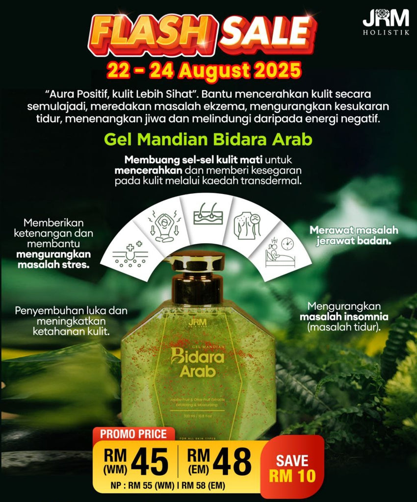 Sale | Gel Mandian Bidara Arab | JRM Holistik [Pre Order]