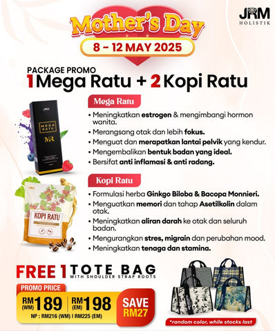 Mega Ratu + Kopi Ratu 2 | JRM Holistik [Free Gift]