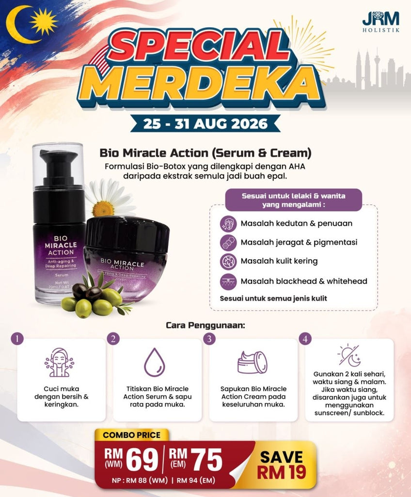 Sale | Bio Miracle Action Cream + Serum  | JRM Holistik [Pre Order]