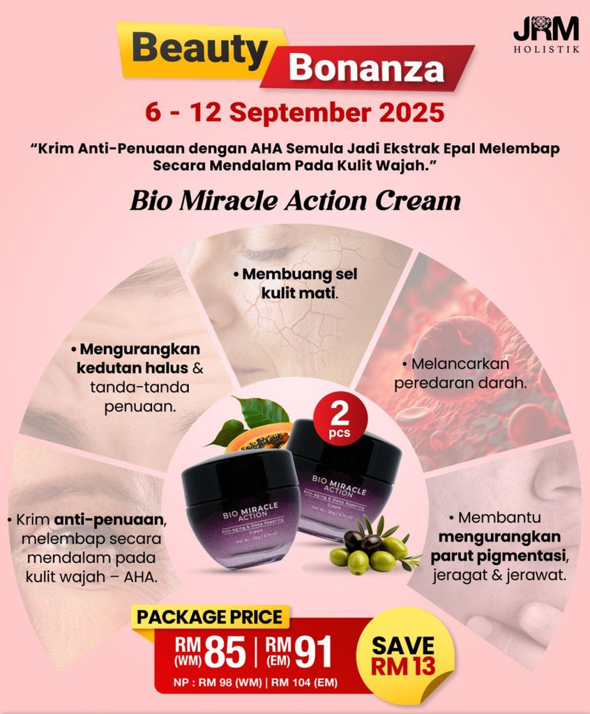 Sale | 2 Bio Miracle Action Cream  | JRM Holistik [Pre Order]