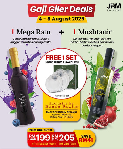Sale | 1 Mega Ratu + 1 Mushtanir | JRM Holistik [Pre Order]
